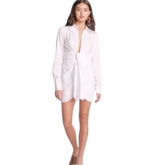 2/$30 NWT Choosy Crosby 0 Plunge Neckline Shirt Dress - Picture 14 of 15